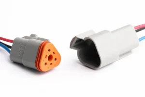 Deutsch 3 Pin Electrical Wire Connector Plug With Cable DT03