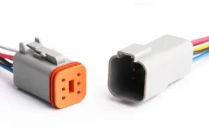 Deutsch 6 Pin Electrical Wire Connector Plug With Cable DT06