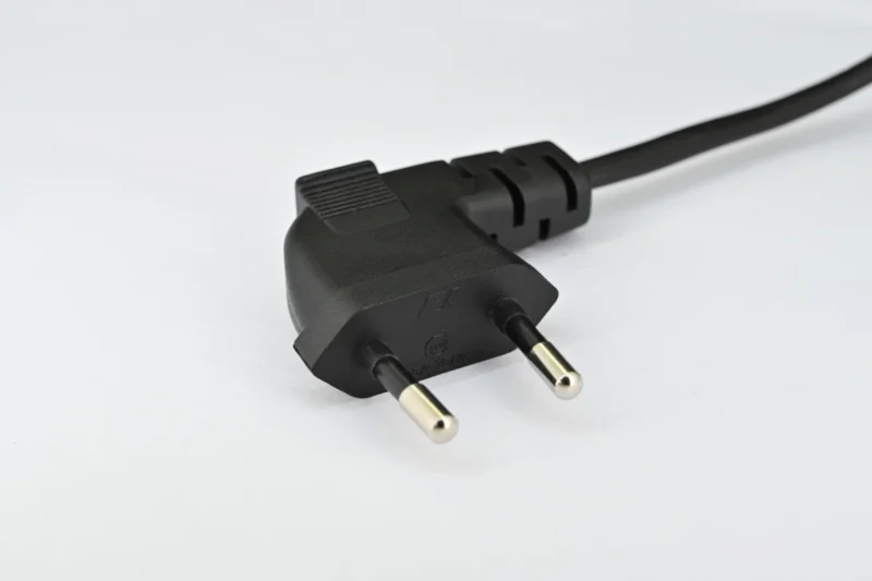 90 degree Europe AC power cord