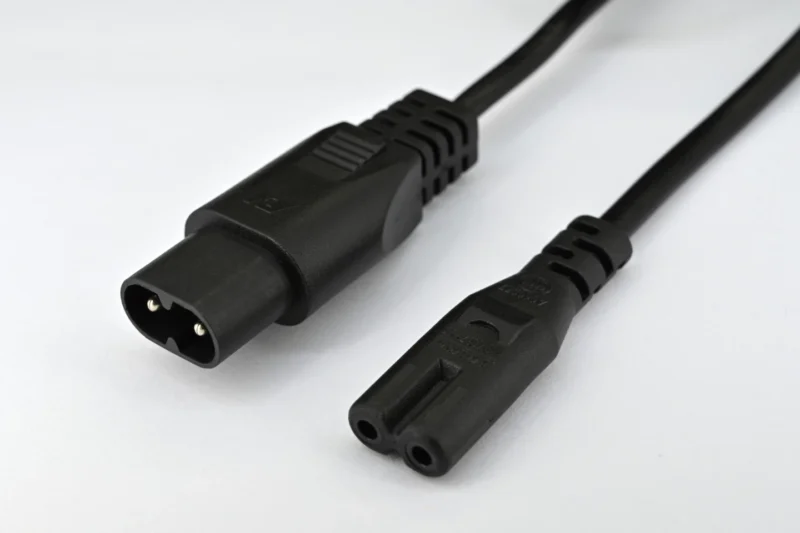 IEC60320 C7 Female to C8 Male Extension Cable