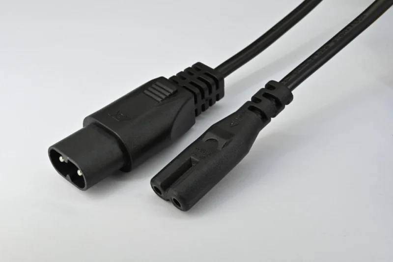 IEC60320 C7 Female to C8 Male Extension Cable