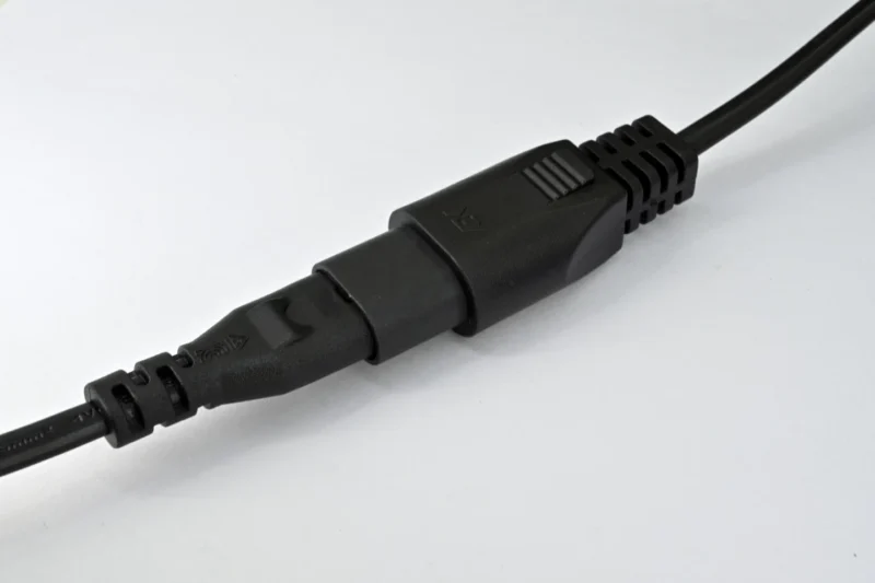 IEC60320 C7 Female to C8 Male Extension Cable