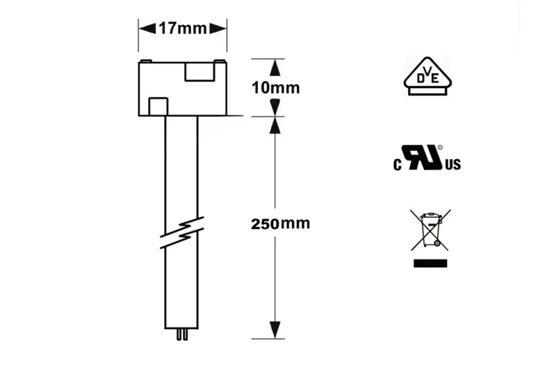 MR16 MR11 G4 Lamp Holder Ceramic 12v Lead