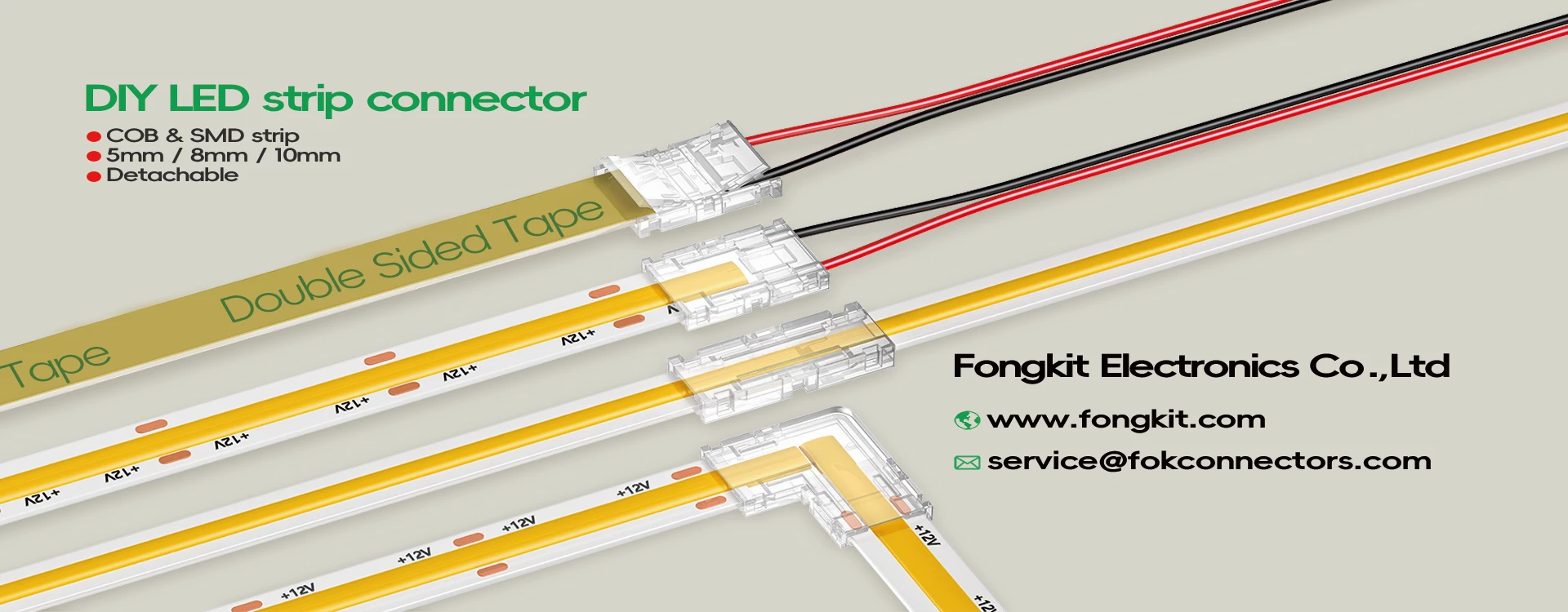 2pin LED Strip Connector